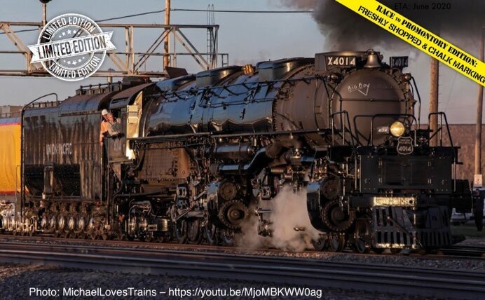 HO 4-8-8-4 Big Boy w/DCC & Sound, UP Promontory #4014